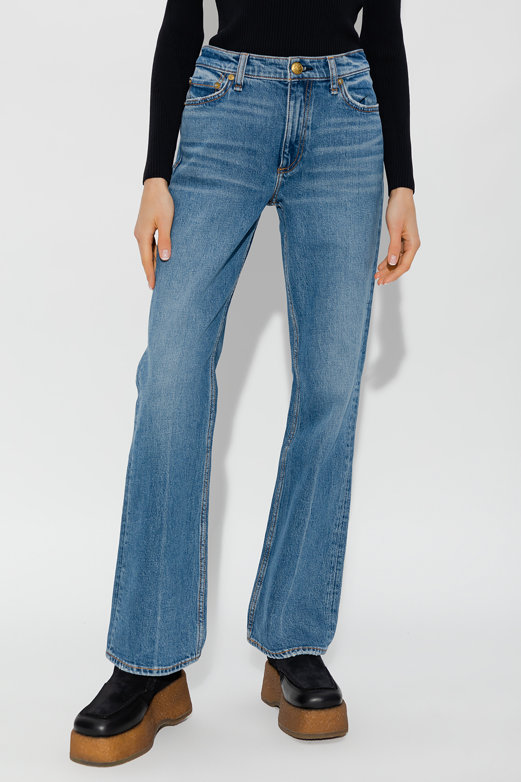 Chloé Womens Lower Impact Blue Denim Jeans - GenesinlifeShops 中国